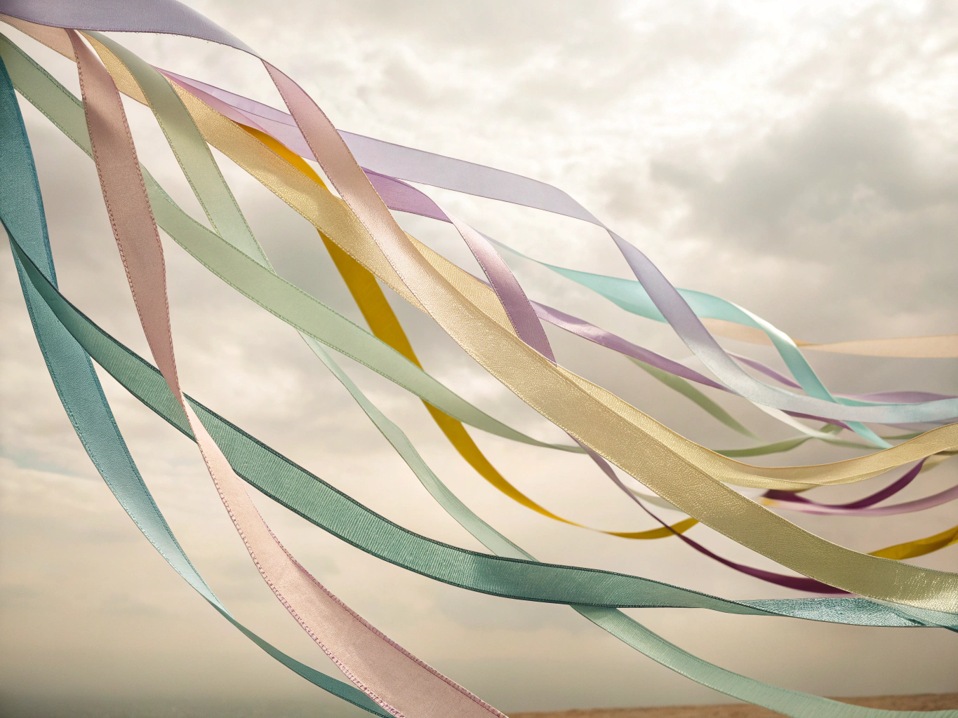 Abstract flowing ink motion